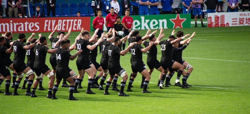 Ivan Krnic - Banner - Rugby Team Warming up