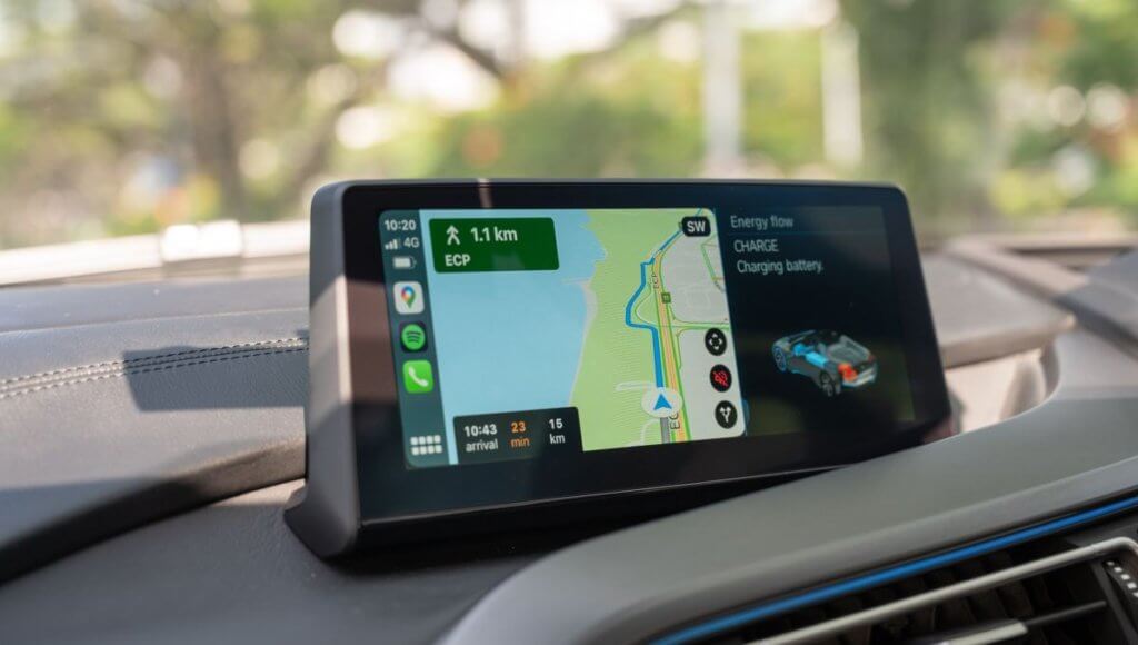 Laura Madsen - 2 - Old GPS in a car