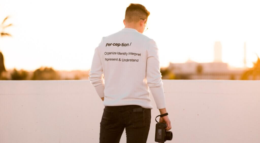 Kathy Berkidge - 2 - T-shirt with definition of Perception