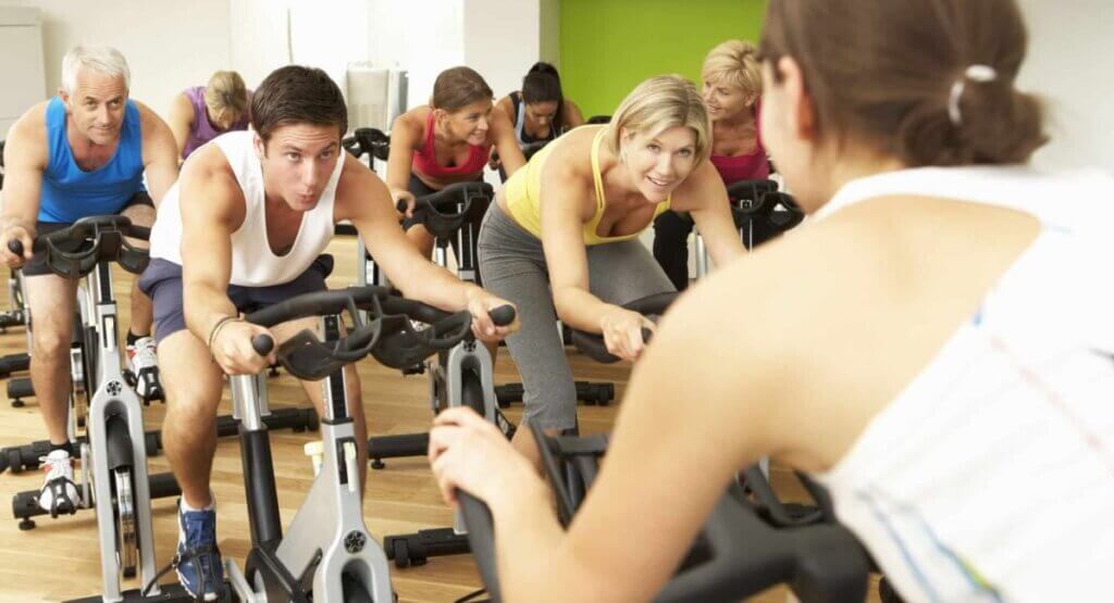 Daniel Kemp - 1 - Spinning Class at a Gym